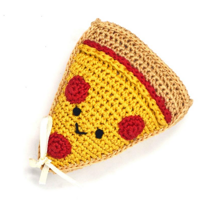 Piper Pizza Handmade Knit Knack Toys - 3 Red Rovers