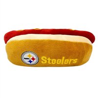 Pittsburgh Steelers Hot Dog Plush Toys - 3 Red Rovers