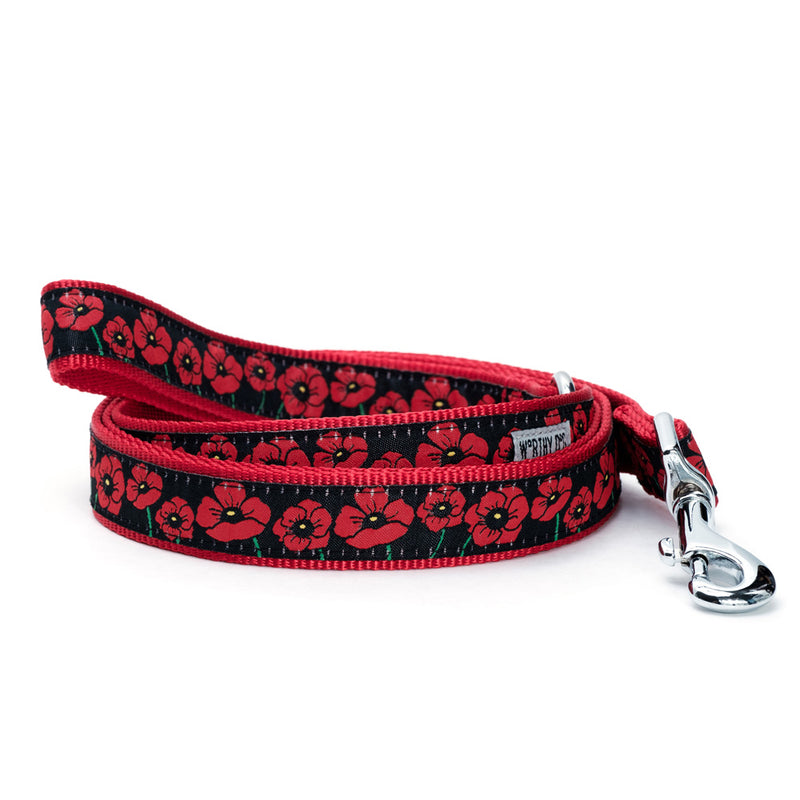 Poppies Collection Dog Collar or Leads - 3 Red Rovers