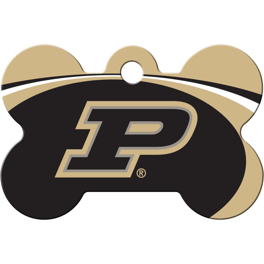 Purdue Boilermakers Pet ID Tag - Bone - 3 Red Rovers