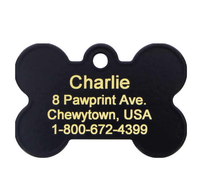 Carolina Panthers Pet ID Tag - Bone - 3 Red Rovers
