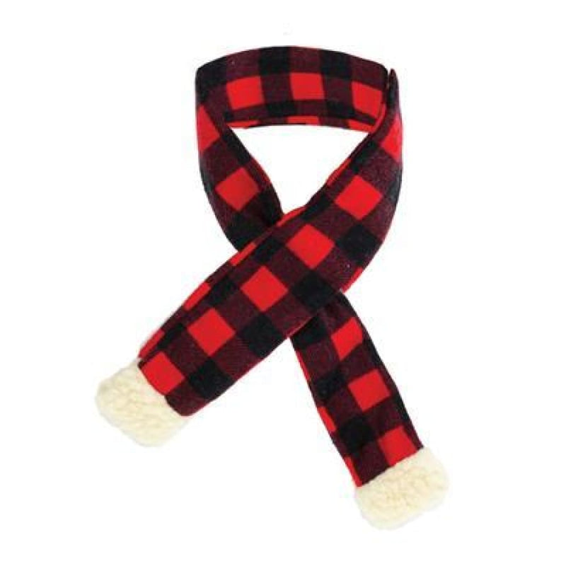 Red and Black Buffalo Plaid Scarf - Personalizable - 3 Red Rovers