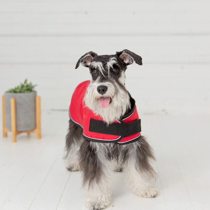 Waterproof Dog Blanket Jacket - Red