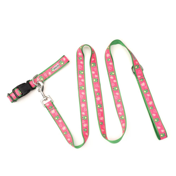 Ribbit Collection Dog Collar or Leads - 3 Red Rovers