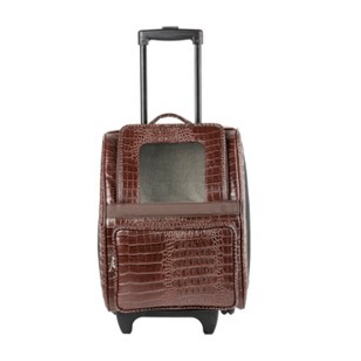 Rio Brown Croc Bag on Wheels - 3 Red Rovers