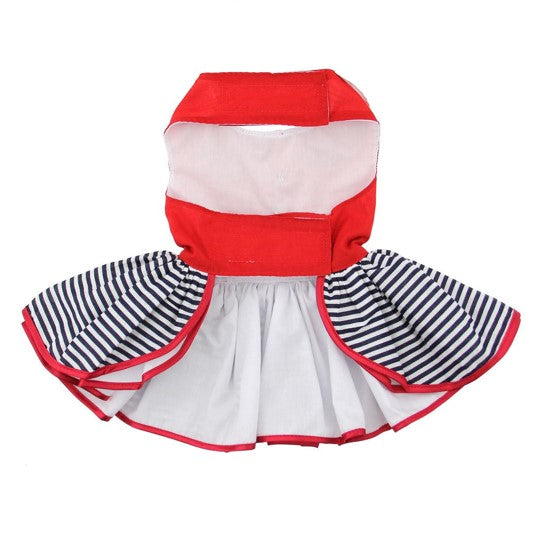 Sailor Dress with Leash - 3 Red Rovers