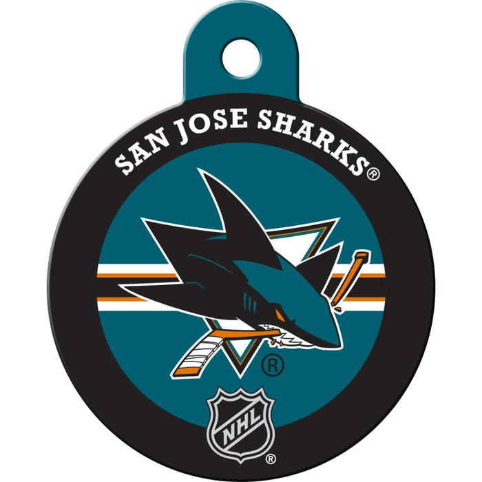 San Jose Sharks Pet ID Tag - 3 Red Rovers