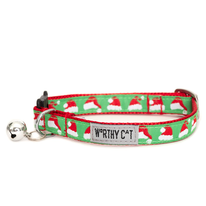 Holiday Red Green Check Cat Collar - 3 Red Rovers
