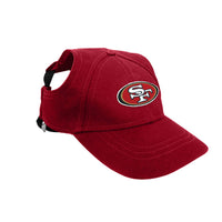 San Francisco 49ers Pet Baseball Hat - 3 Red Rovers