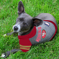 San Francisco 49ers Lightweight Pet Hoodie - 3 Red Rovers
