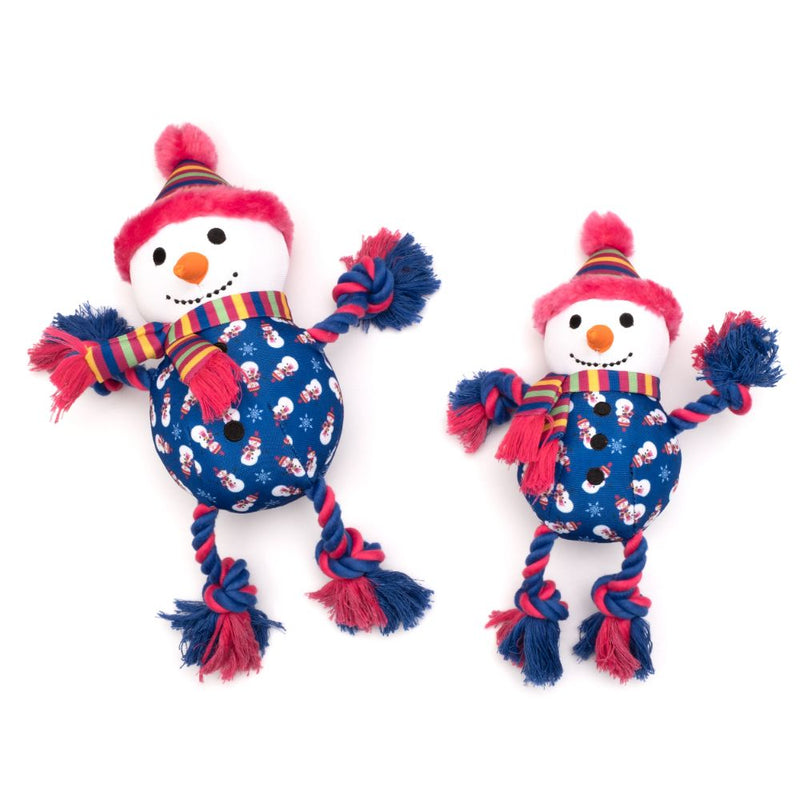 Snowman Rope Toy - 3 Red Rovers