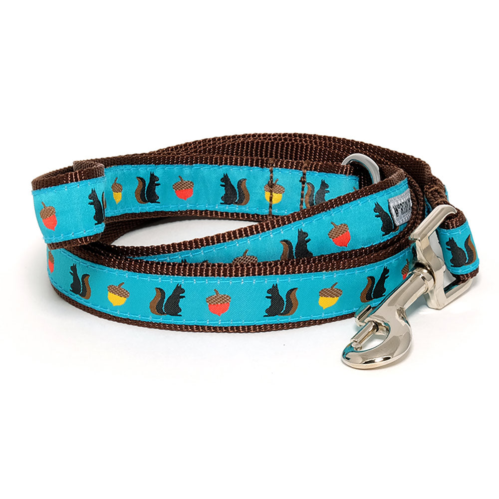 Squirrelly Collection Dog Collar or Leads - 3 Red Rovers