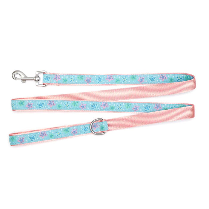 Starfish Floral Collection Dog Collar or Leads - 3 Red Rovers