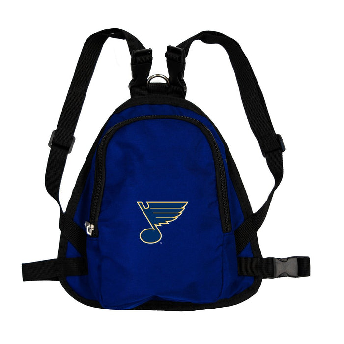 St Louis Blues Pet Mini Backpack - 3 Red Rovers