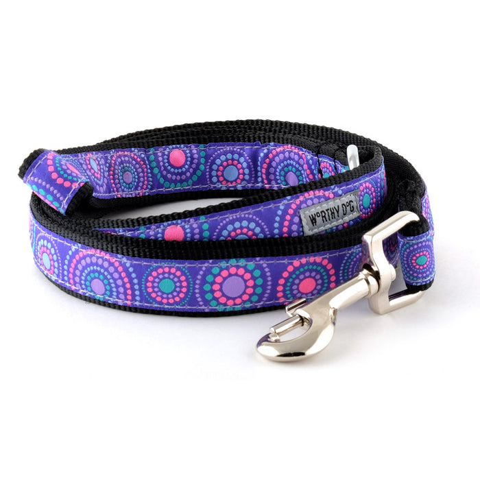Sunburst Purple Collection Dog Collar or Leads - 3 Red Rovers