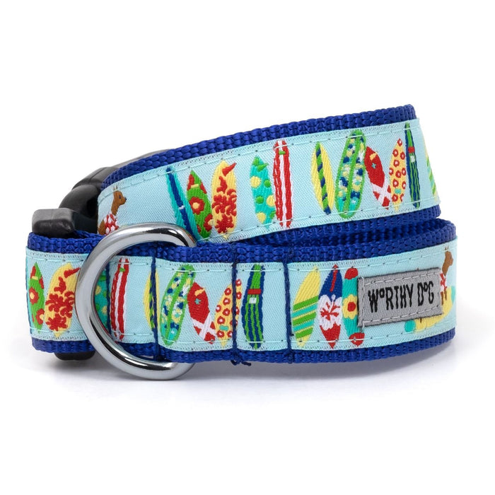Surf's Up Collection Dog Collar or Leads - 3 Red Rovers