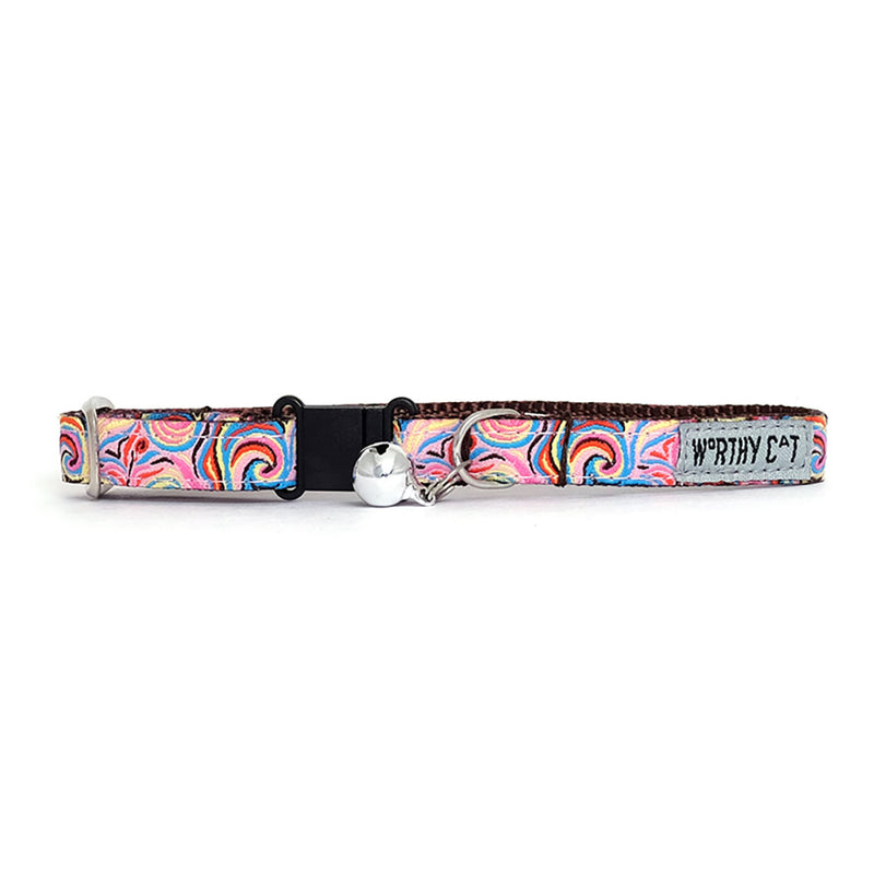 Swirly Cat Collar - 3 Red Rovers