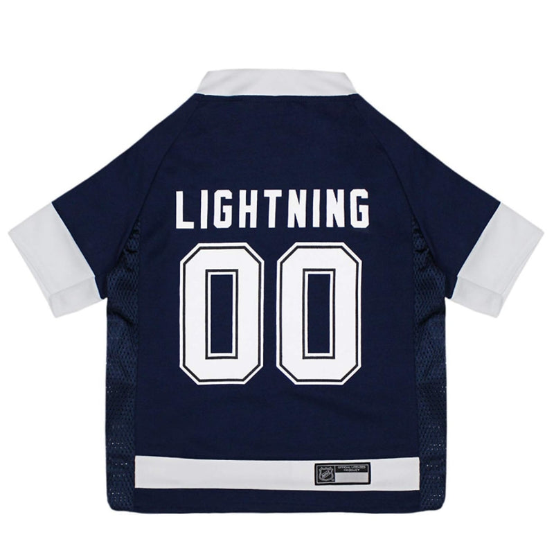 Littlearth NHL Pet Premium Jersey, Size Medium, Lightning
