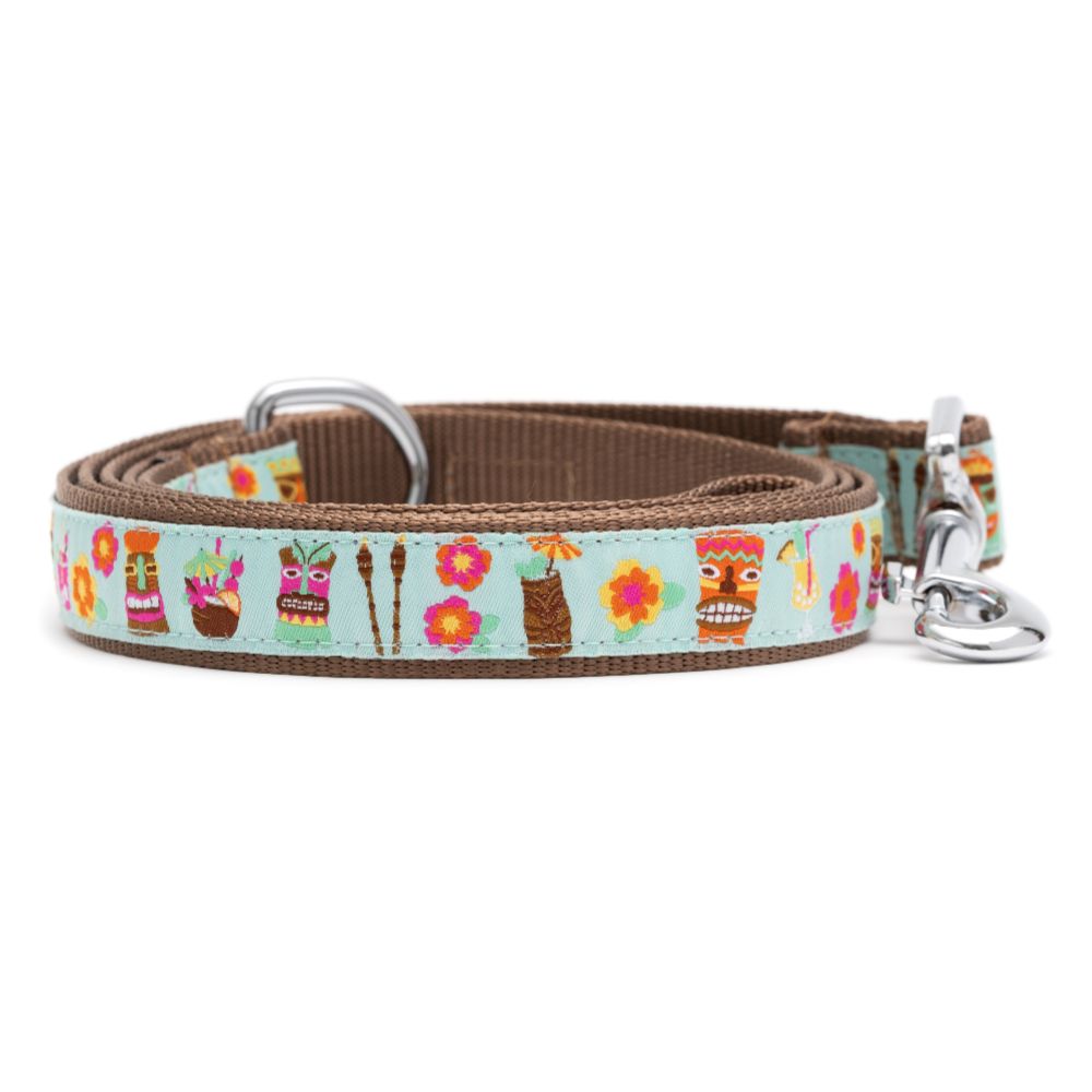 Tiki Time Collection Dog Collar or Leads - 3 Red Rovers