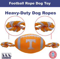 TN Volunteers Football Rope Toys - 3 Red Rovers