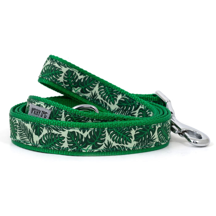 Tropical Leaves Collection Dog Collar or Leads - 3 Red Rovers