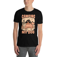 Camping with my Dog SS Unisex T-Shirt