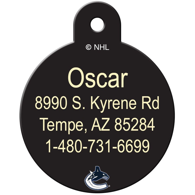 Vancouver Canucks Pet ID Tag - 3 Red Rovers