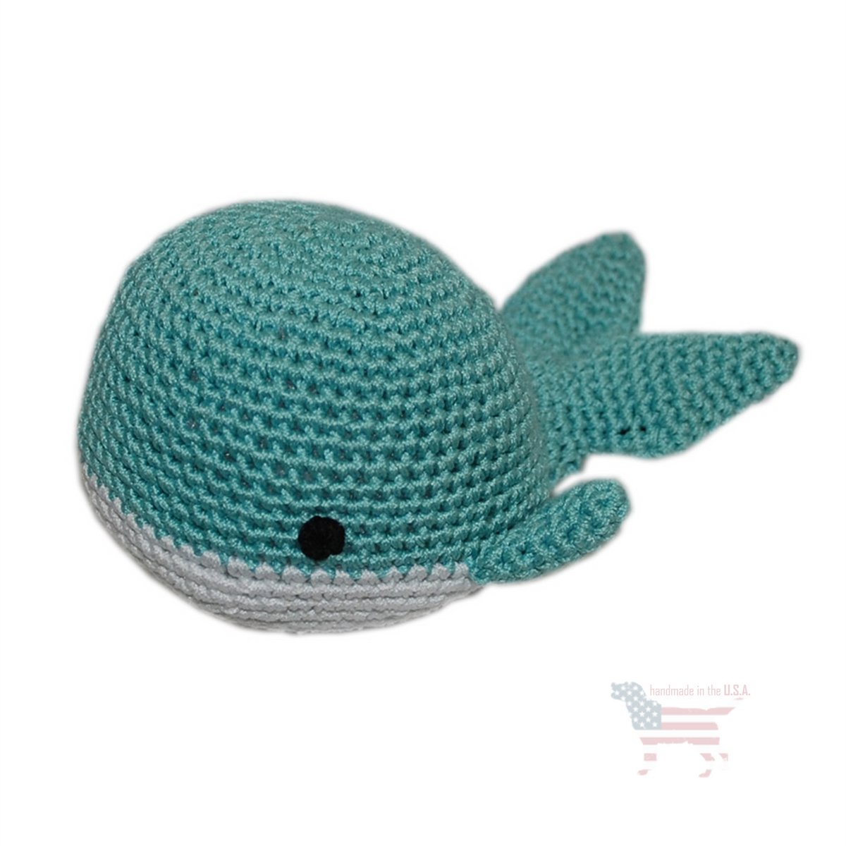 Wally the Whale Handmade Knit Knack Toys - 3 Red Rovers