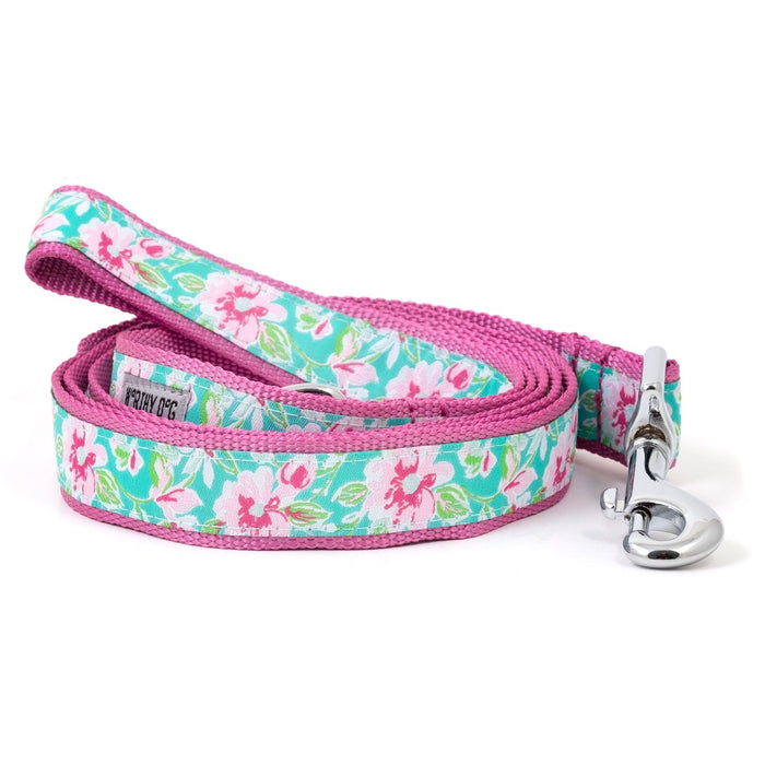 Watercolor Floral Collection Dog Collar or Leads - 3 Red Rovers