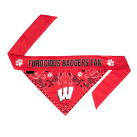 WI Badgers Reversible Bandana - 3 Red Rovers