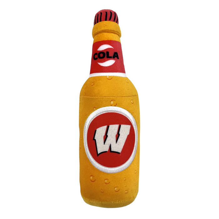 WI Badgers Bottle Plush Toys - 3 Red Rovers