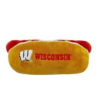 WI Badgers Hot Dog Plush Toys - 3 Red Rovers