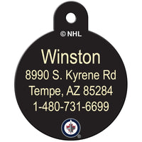 Winnipeg Jets Pet ID Tag - 3 Red Rovers