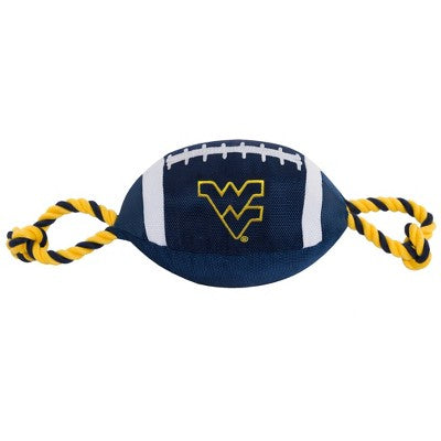 WV Mountaineers Football Rope Toys - 3 Red Rovers