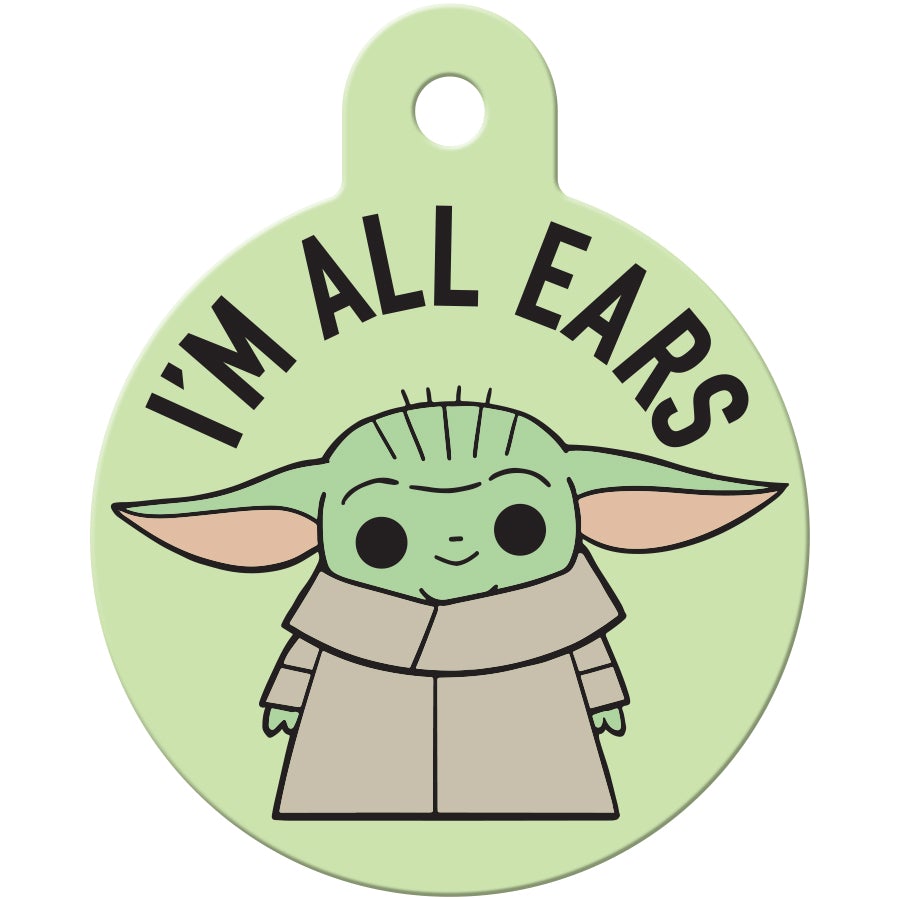 Star Wars Grogu I'm All Ears Pet ID Tag - 3 Red Rovers