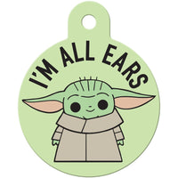 Star Wars Grogu I'm All Ears Pet ID Tag - 3 Red Rovers